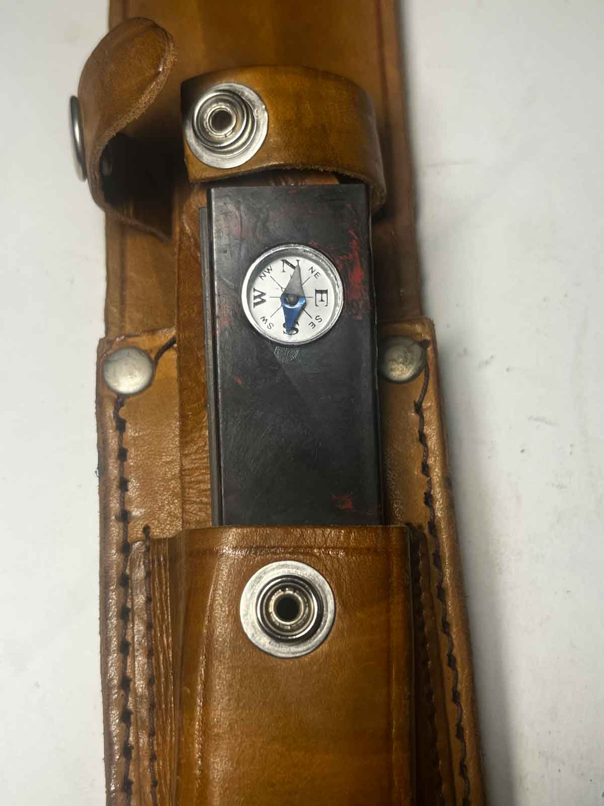 Vintage Garcia Jacques Survival Knife Brazil Hollow Handle with Sheath - Image 5