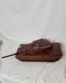 M1 M1A1 M1A2 Abrams Army USMC Marine Tank Military Mahogany Wood Wooden Model