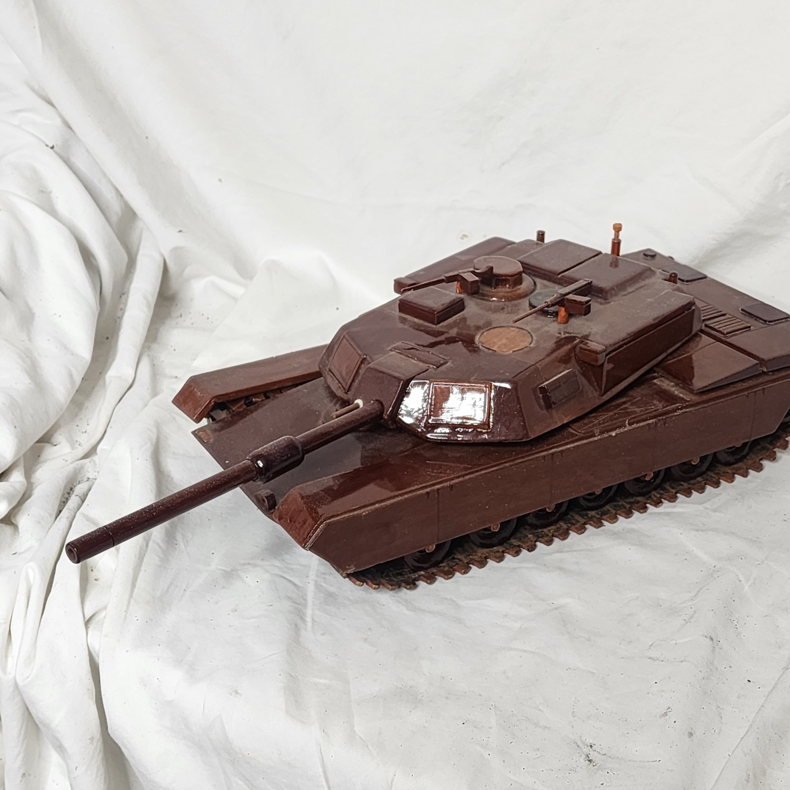 M1 M1A1 M1A2 Abrams Army USMC Marine Tank Military Mahogany Wood Wooden Model - Image 11