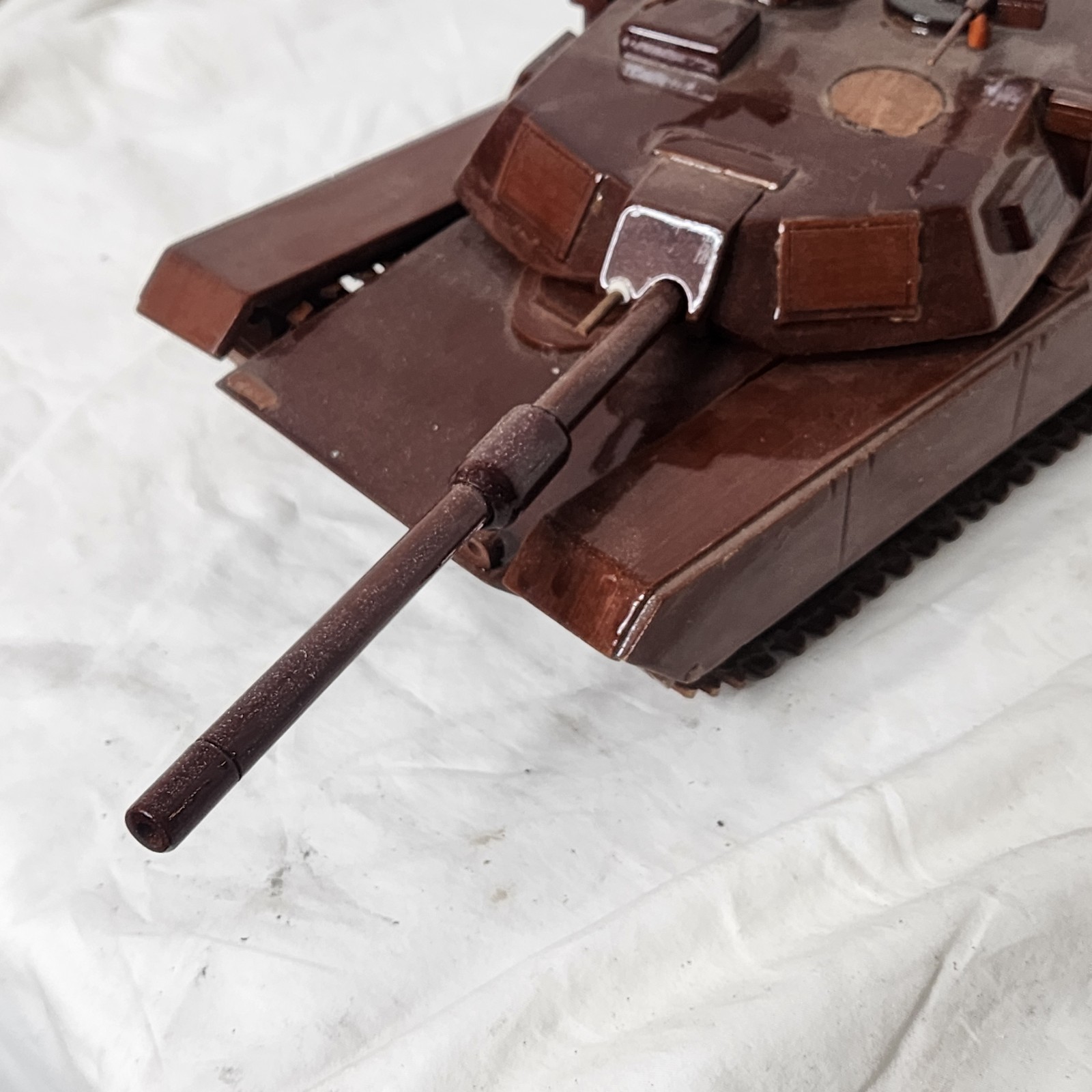 M1 M1A1 M1A2 Abrams Army USMC Marine Tank Military Mahogany Wood Wooden Model - Image 14