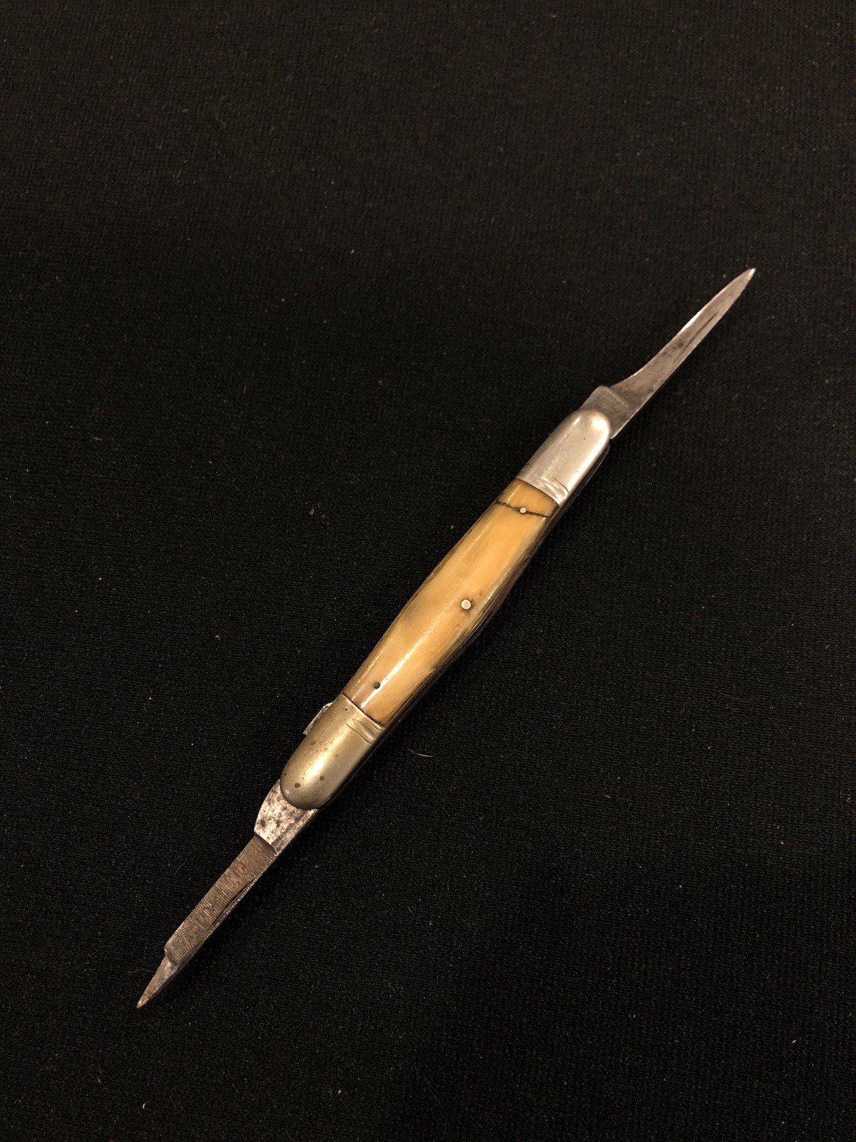Vintage Jonathan Crookes 89 Sheffield Bone Handle Pen knife