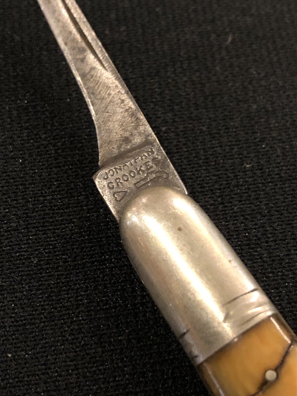 Vintage Jonathan Crookes 89 Sheffield Bone Handle Pen knife - Image 5