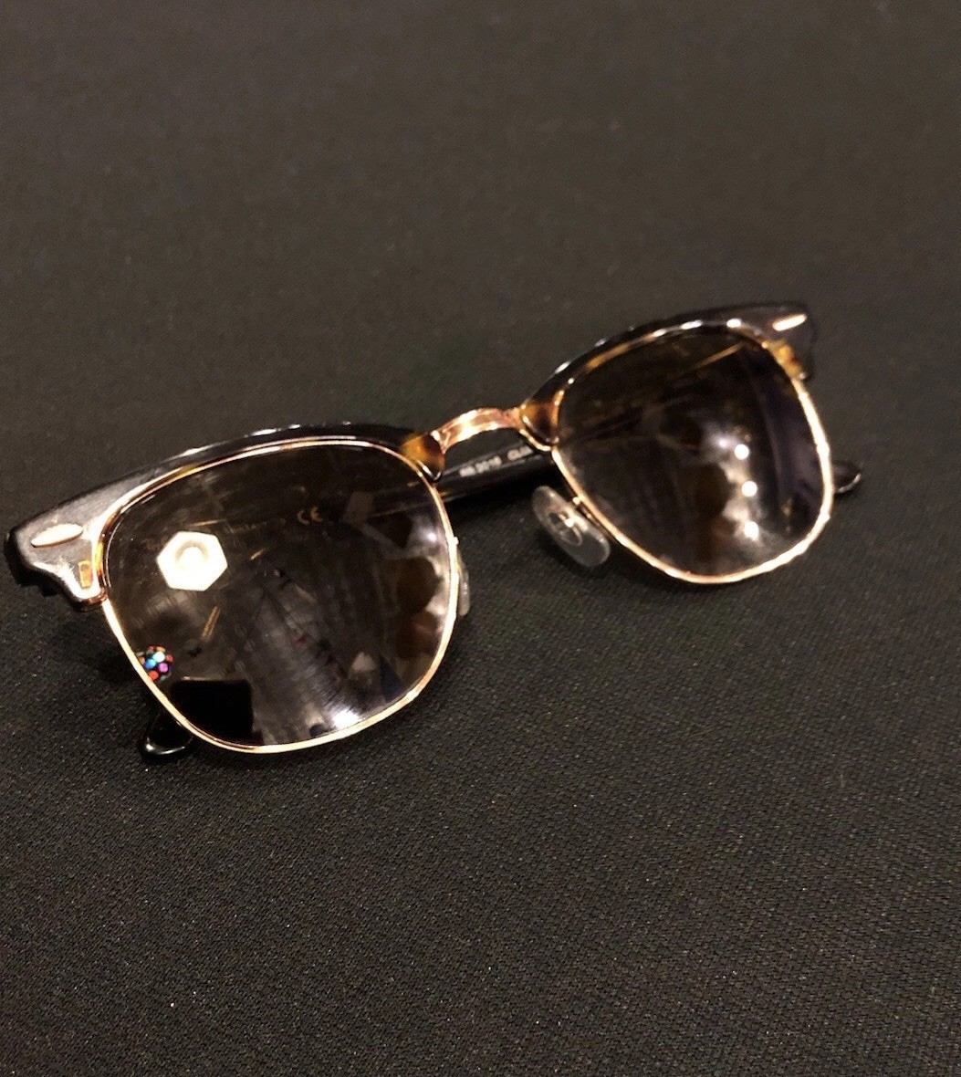 Ray Ban 3016 Clubmaster Classic Havana Brown Lens Sunglasses - Image 2