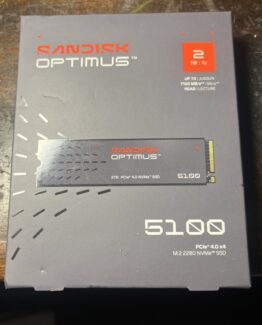 SanDisk Optimus 5100 2TB NVMe PCIe Gen4 M.2 2280 Internal SSD