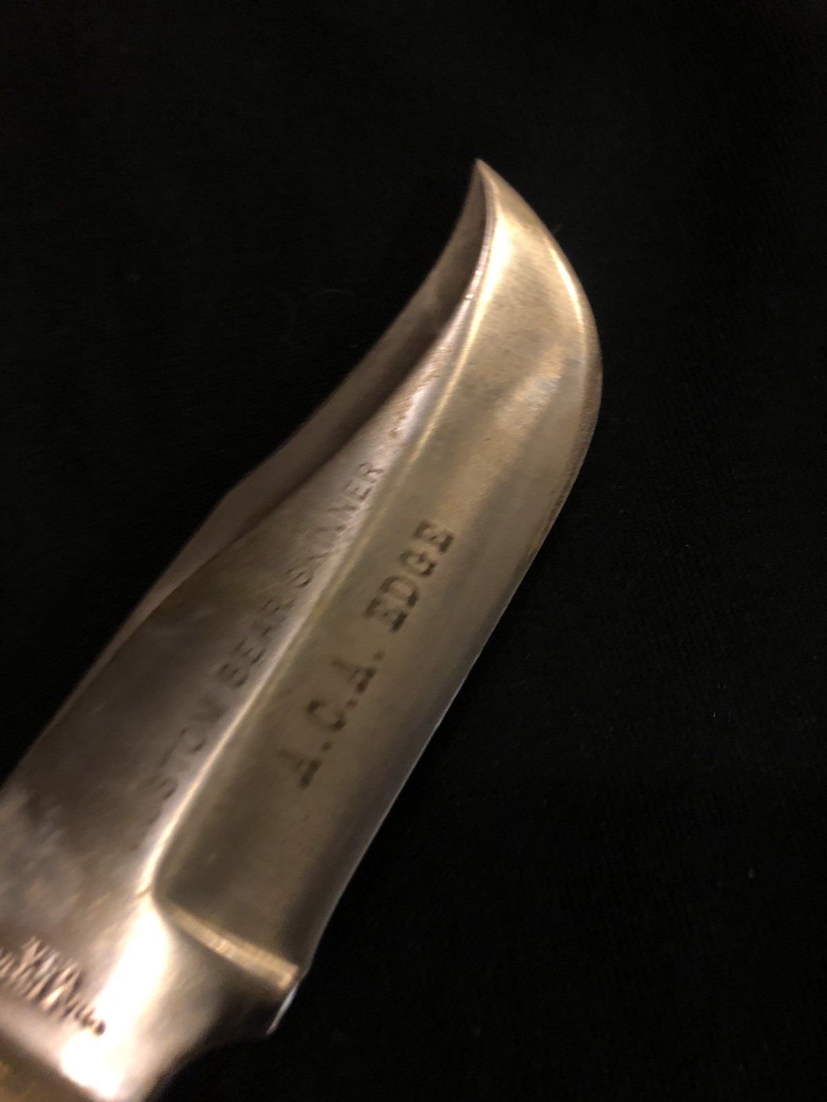 Vintage CRAFTSMAN CUSTOM BEAR SKINNER ACA EDGE Hunting Knife - Image 8