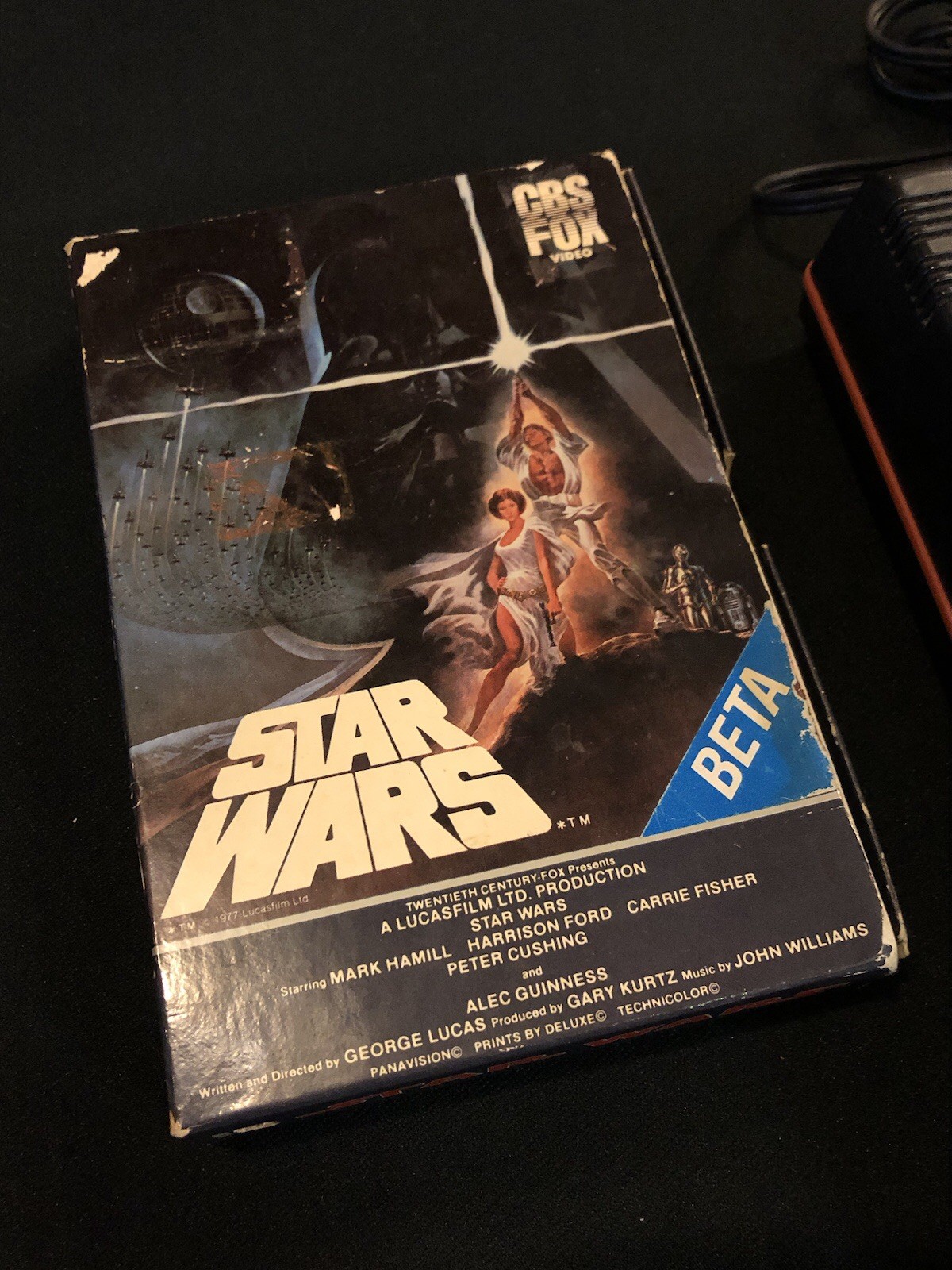 Original Star Wars Betamax Tape & Rewinder Untested - Image 2
