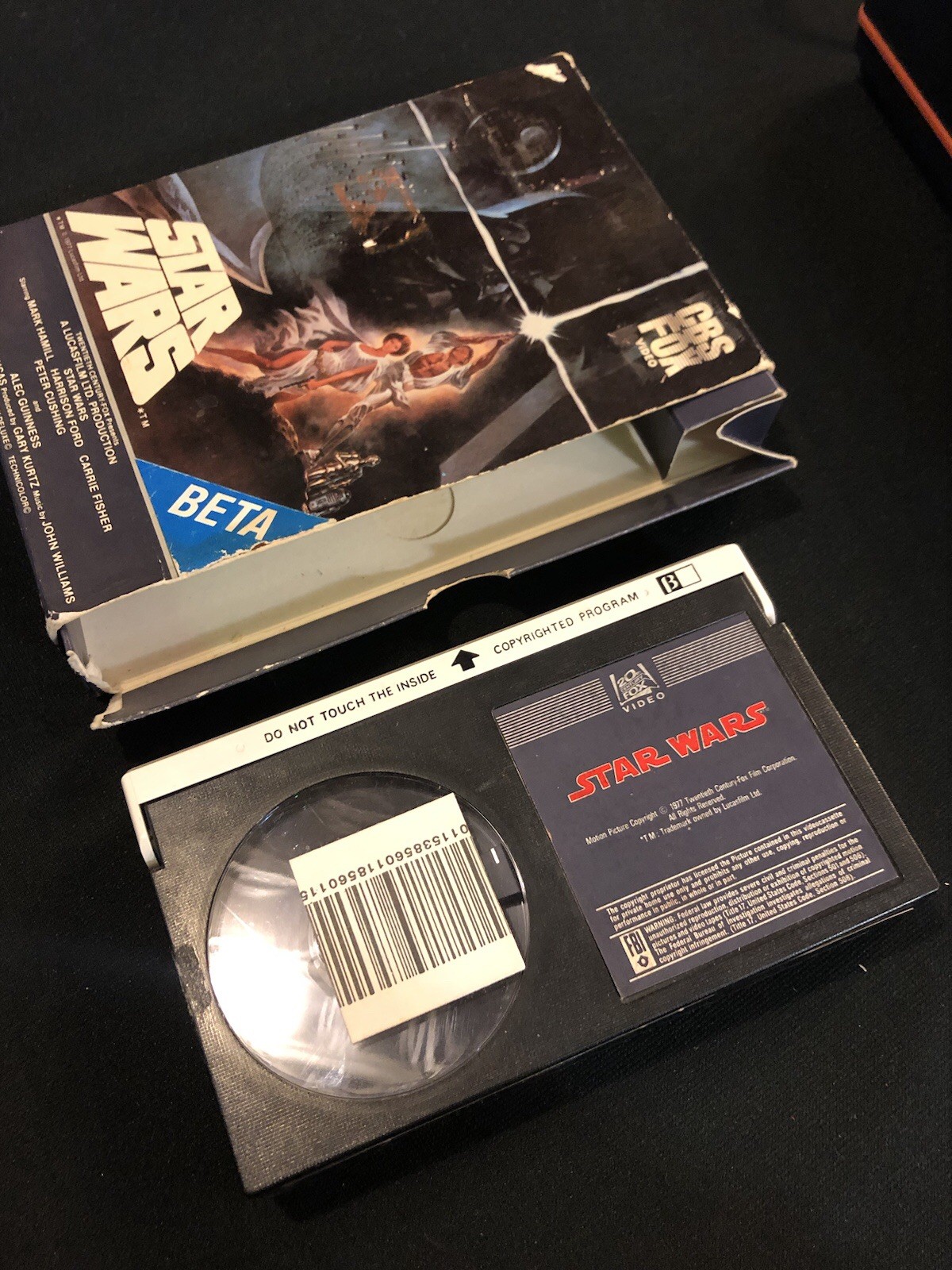Original Star Wars Betamax Tape & Rewinder Untested - Image 3