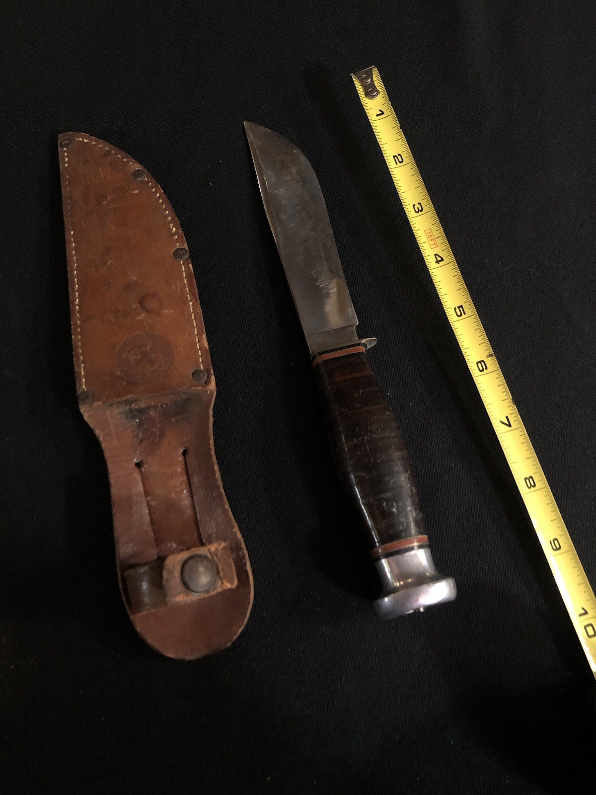 Ka-Bar Fixed Blade Fighting Knife And Sheath