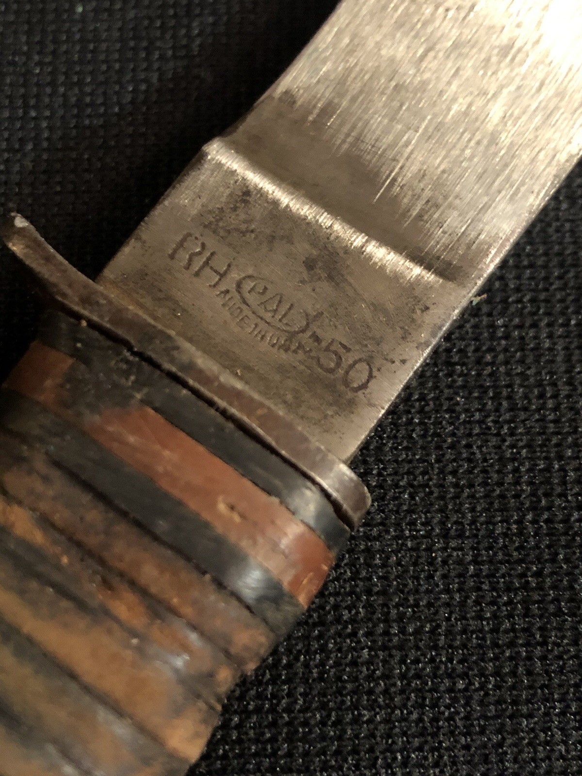 Vintage PAL USA RH 50 Fixed Blade Combat Knife - Image 2