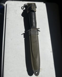 Vintage U.S. M8A1 PWH Bayonet Fighting Knife w/ Scabbard Vietnam Era Military
