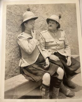 1935 Laurel & Hardy “Bonnie Scotland” Original Vintage Press Photograph – Loew’s