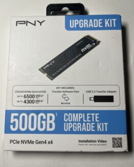 PNY CS2340 500GB NVMe Gen4 SSD Complete Upgrade Kit – PCIe 4.0 M.2 2280